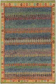 Bohemein Balochi Gracie Hand Knotted Wool Rug - 4'11'' X 6'6''