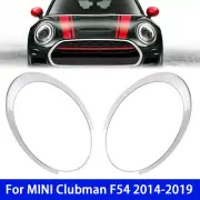 For MINI F54 Clubman 2014-2019 Right Left Headlight Chrome Ring Cover Chrome (for: Mini)