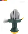 4 in 1 Tile Grout Cleaner Brush with Squeegee, V-Shape Gap Scrub Brush Crevice C