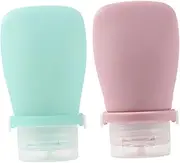 LIFKOME 2Pcs Travel Bottles Leak Design Convenient Containers for Shampoo and Conditioner Durable Multifunctional Travel Lotion Bottles for Packing Essentials