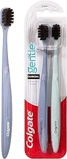 Colgate Soft Bristles Charcoal Toothbrush, Multicolor (Pack of 2)