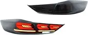 LED Tail Lights Compatible For Hyundai Elantra 2017 2018 Start Up Animation Sequential Rear Lamp Assembly(Smoke)