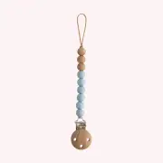Mushie Pacifier Clip Halo - Cloud by Mushie | the memo