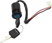 Ignition Key Switches 1 Set ATV Ignition Key Switch Universal 2 Wires Ignition Keys Switch Lock Key for ATV Go Kart Scooter Motorcycle Ignition Barrel Key Switch