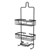 Evolve Lifewares Matte Black Rust Free Shower Caddy