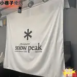 🔥壹灣出貨🔥戶外野營掛布SNOW PEAK雪峰背景布 130*150CM 露營美學必備LH212