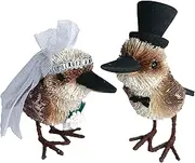 Australian Wedding Cake Topper - Kookaburra - Bride & Groom, Birds, Souvenir, Gift, Australia