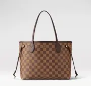 NEW LOUIS VUITTON Neverfull PM Small Tote Bag Damier Ebene Red ❤️ RARE GIFT!