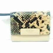 Radley London Arlington Python Print Small Flapover Leather Wallet