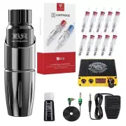 Dragonhawk Mast Tour Tattoo Pen Kit Rotary Tattoo Machine Premium Tattoo Ink