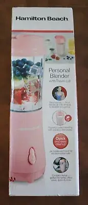 Hamilton Beach Portable Blender Shakes and Smoothies Coral (51171)