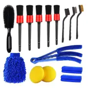15-Piece Set Car Cleaning Brush Electric Drill Brush Set Car Wash Car Cleaning