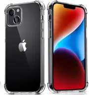 [Drop Protection] Crystal Gel Bumper Case Skin for Apple iPhone 14 13 6.1" ONLY