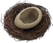 ULTECHNOVO Creative Dessert Bowl: Ceramic Eggshell Shape for Cakes, Ice Cream, Birthdays