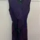 [二手] DKNY 紫色雪紡紗洋裝
