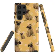For Samsung Galaxy S22 Ultra Case, Armour Cover, Pug Dog