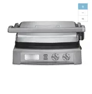 NEW Indoor Grill Electric Griddle Fry Pan Stainless Steel Nonstick Non Stick