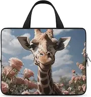 Laptop Case Sleeve Shockproof Computer Carrying Bag Beautiful Giraffe Notebook Case Cover Laptop Bag Water Resistant Computer Cases Tablet Briefcase for Travel Business 17 Inch