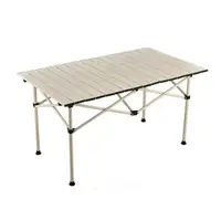 在飛比找PChome24h購物優惠-長型鋁合金折疊桌 蛋捲桌
