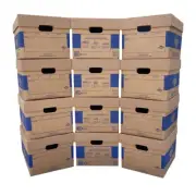 UBMOVE Office Moving Storage Boxes (12 Pk) Miracle File Moving Boxes 15x12x10