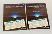 (2) Close Encounters of the Third Kind 8x11 Original Movie Poster