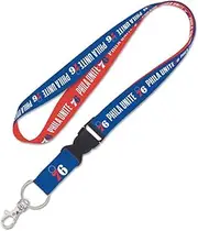Philadelphia 76ers slogan Lanyard w/detachable buckle 1", Multicolor