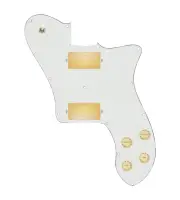 920D Custom 72 Deluxe Tele Loaded Pickguard With Gold Roughneck Humbuckers, A...