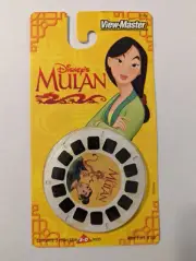 Walt Disney's Mulan 3d View-Master 3 Reel Packet SEALED