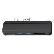 SD/SDHC/SDXC/Micro SD USB HUB Docking Station Adapter For Surface Pro 4/5/6 F