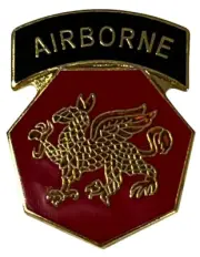 Pack of 12 108th US Army Airborne Division Motorcycle Hat Cap Lapel Pin M-243