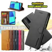 For Oppo A52 A72 Wallet Flip Case Leather Magnetic Card Slots Shockproof Cover
