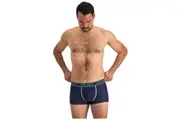Mens Jockey Dry Impact Trunks Navy/ Green Underwear