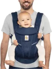 Ergobaby Omni Breeze Cool Air Mesh Ergonomic Baby Carrier (Graphite Gray)