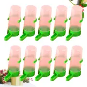 10 PCS Bird Drinker Parrot Drinking Fountain Auto Water Dispenser