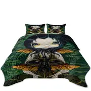 Fantasy Art Lovey Fairy Beetle Wings Coverlet