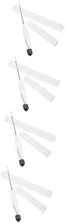 Hoement 4pcs Kitchen Essential Accurate Lactometer Hydrometer Milk Lactate Tester