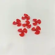 LUMIXE 10PC Mini Propellers for DIY Model Toys Assembly D30mm Three-Blade Propeller 2mm Aperture Props/Paddles Boat Propeller