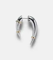 [Rainbow K] Rainbow K Horn 14kt white gold single earring One Size silver
