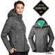 【The North Face】女 GORE-TEX 防風防水透氣兩件式風帽外套.夾克.風衣_3KTP 瀝灰/薄荷藍