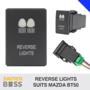 REVERSE LIGHTS - BLUE LED Push Switch Suit MAZDA BT50 BT-50 TF 2021+ 3rd GEN 12v (for: Mazda)