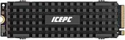 icepc M.2 PCIE NVME 2280 SSD Graphene Coating Full-Cover Copper Heatsink,SSD Radiator with Thermal Conductive Adhesive for Laptop PC PS5 2280 NGFF Solid State Disk Cooler(Grid Pattern)