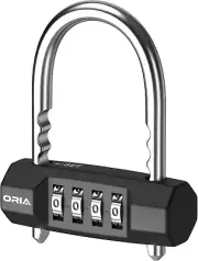 Combination Padlock,4-Digit Resettable Padlock Resettable Padlock Outdoor Weathe