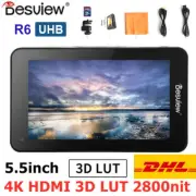 Desview R6 UHB 5.5" 2800nit 4K HDMI On-Camera Video Monitor Touch Screen 3D LUT