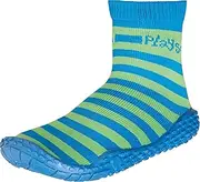 [Playshoes] Unisex Kids’ Aqua Socks with Uv Protection Stripes Water Shoes