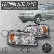 Head Light Lamp Front PAIR for TOYOTA Kluger MCU28 03-07 (Halogen) *OEM GENUINE* (for: Toyota)