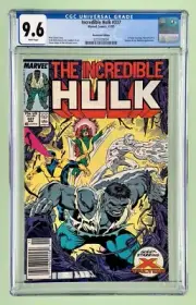 Incredible Hulk #337 (CGC 9.6) 1987 Newsstand, White Pages, Todd McFarlane Art