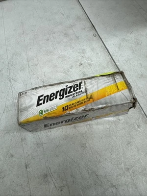 Energizer Industrial Alkaline D 12 Pack Box