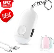 Safesound Personal Alarm, 130dB Siren with LED Flashlight, Self-Defense Keychain