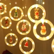 Christmas String Lights, 120 LED Santa Elk Snowman Fairy Lights USB Powered