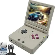 RG35XXSP Handheld Game Console 3.5 inch IPS Screen 3300mAh System Clamshell Retro Games Consoles Flip Compatible with TV-Out 64G Gray